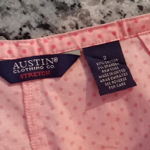 Austin Clothing Co. Pink Floral Skort - Picture 6 of 6